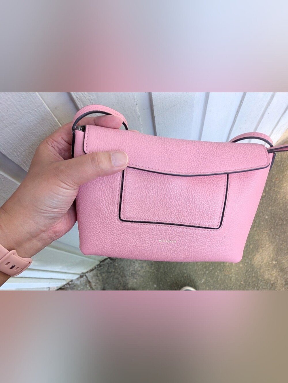 Brand New Wandler Penelope Leather Mini Slouch Crossbody Bag